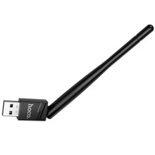 WiFi адаптер Hoco HI37 WiFi4 USB External Antenna 150Mbps – Чорний