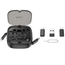 Дата кабель Hoco U140 with cable set 5in1 60W (0.95m) – Чорний