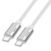 Дата кабель Hoco U134 Primero Type-C to Type-C 240W (1.8m) – Серый