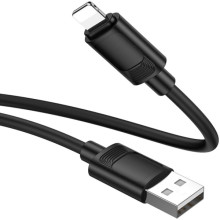 Дата кабель Hoco X122 Benefit USB to Lightning 2.4A (1m) – Чорний