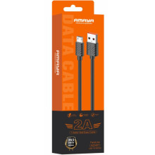 Дата кабель Amaya M77 USB to MicroUSB 2A (1m) – Черный