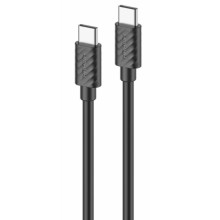 Дата кабель Amaya 77CC Type-C to Type-C 60W (1m) – Черный