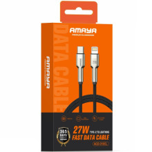Дата кабель Amaya 310CL Type-C to Lightning 27W (1m) – Brown