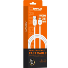 Дата кабель Amaya L09 USB to Lightning 3A (1m) – Белый