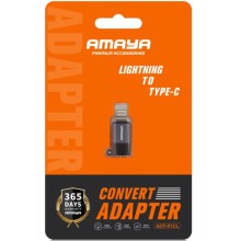 Переходник Amaya 01CL Lightning Male to Type-C Female – Серый