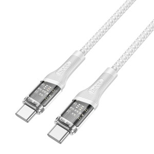Дата кабель Hoco U111 Discovery Edition Type-C to Type-C 60W (1.2m) – Серый