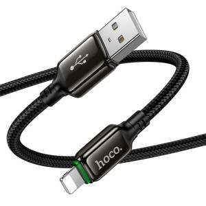 Дата кабель Hoco X127 Exceed USB to Lightning 12W (1m) – Черный