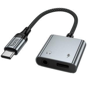 Переходник Hoco UPA34 Type-C to Type-C + 3.5mm