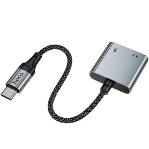 Переходник Hoco UPA34A Type-C to Type-C*2 – Серый