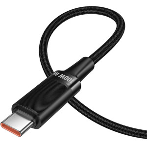 Дата кабель Hoco U153 Extreme Type-C to Type-C 100W (1.2m) – Черный