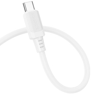 Дата кабель Borofone BX115 Lotto Type-C to Type-C 60W (1m) – Белый