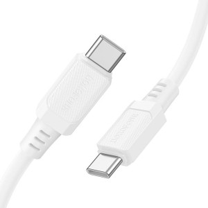 Дата кабель Borofone BX115 Lotto Type-C to Type-C 60W (1m) – Белый