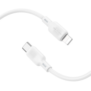 Дата кабель Borofone BX113 Lenny Type-C to Lightning 27W (1m) – Белый