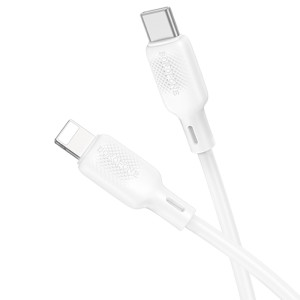 Дата кабель Borofone BX113 Lenny Type-C to Lightning 27W (1m) – Белый