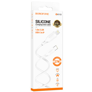 Дата кабель Borofone BX113 Lenny Type-C to Lightning 27W (1m) – Белый