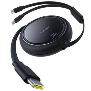 Дата кабель Baseus Bright Mirror Series Type-C to Type-C/Type-C 100W (1m) (P10318602111) – Черный