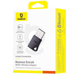 Bluetooth адаптер Baseus BA04+ (A10082600121) – Черный