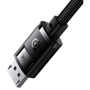 Дата кабель Baseus High Definition Series DP 8K to DP 8K (1.5m) (B00633706111) – Черный