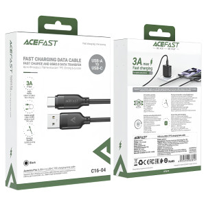 Дата кабель Acefast C16-04 USB to Type-C 3A (1.2m)