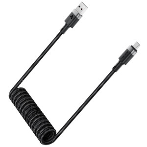 Дата кабель Acefast C14-04 USB to Type-C 3A (1.2m) – Чорний