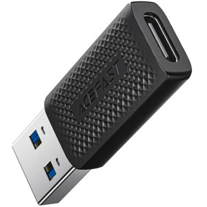 Перехідник Acefast J2 USB Male to Type-C Female USB3.0 – Чорний