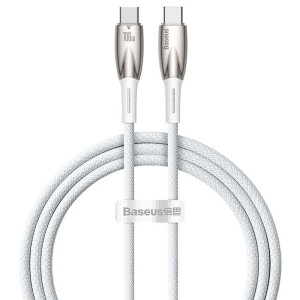 Дата кабель Baseus Glimmer Series Fast Charging Type-C to Type-C 100W 1m (CADH00070)
