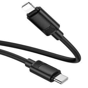 Дата кабель Hoco X122 Benefit Type-C to Lightning 27W (1m) – Черный