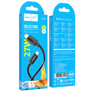 Дата кабель Hoco X122 Benefit Type-C to Lightning 27W (1m) – Черный