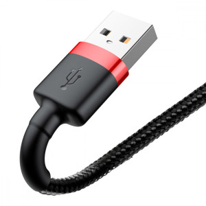 Дата кабель Baseus Cafule USB to Lightning 2.4A (1m) (CALKLF-B)