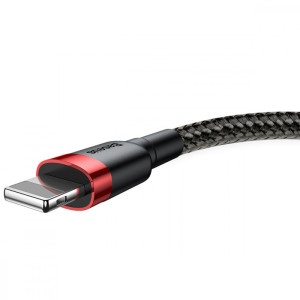 Дата кабель Baseus Cafule USB to Lightning 2.4A (1m) (CALKLF-B)
