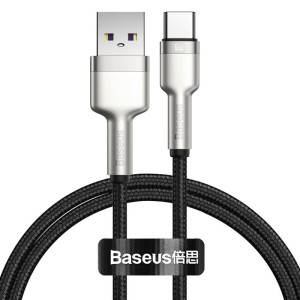Дата кабель Baseus Cafule Metal USB to Type-C 66W (1m) (CAKF00010)