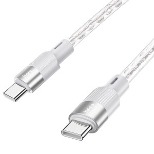 Дата кабель Hoco X99 Crystal Junction Type-C to Type-C 60W (1m) – Серый