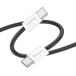 Дата кабель Hoco X104 Source 60W Type-C to Type-C (2m) – Черный