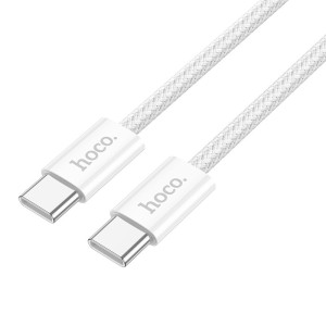Дата кабель Hoco X104 Source 60W Type-C to Type-C (2m) – Белый