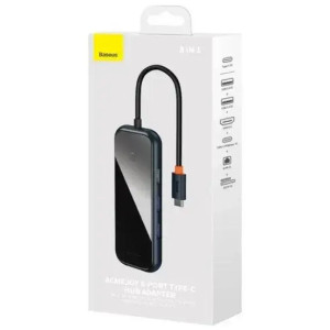 Переходник HUB Baseus AcmeJoy 8-Port Type-C HUB Adapter (WKJZ010613) – Серый