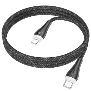 Дата кабель Borofone BX100 Advantage 27W Type-C to Lightning (1m)