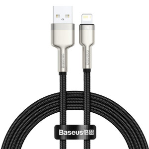 Дата кабель Baseus Cafule Metal USB to Lightning 2.4A (1m) (CALJK-A0)