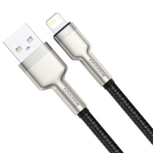 Дата кабель Baseus Cafule Metal USB to Lightning 2.4A (1m) (CALJK-A0)