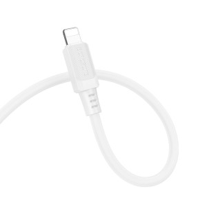 Дата кабель Borofone BX115 Lotto USB to Lightning 2.4A (1m)
