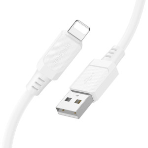 Дата кабель Borofone BX115 Lotto USB to Lightning 2.4A (1m)