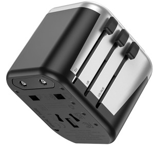 Сетевой универсальный переходник Hoco AC5 Level 2USB+Socket