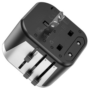 Сетевой универсальный переходник Hoco AC5 Level 2USB+Socket