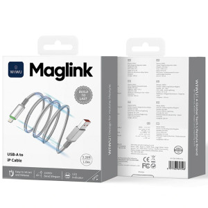 Дата кабель WIWU C081 Maglink USB to Lightning 12W (1m)