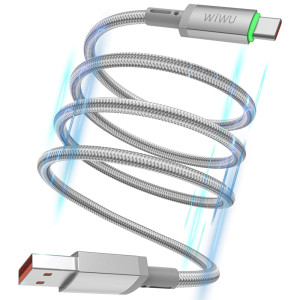 Дата кабель WIWU C082 Maglink USB to Type-C 60W (1m) – Сірий
