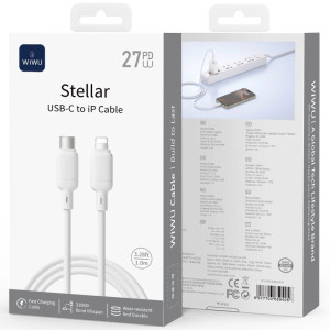 Дата кабель WIWU C089 Stellar Type-C to Lightning 27W (1m) – Білий