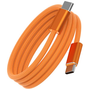 Дата кабель WIWU C101 Essen Type-C to Type-C 240W (1.5m) – Помаранчевий