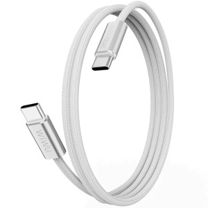 Дата кабель WIWU C101 Essen Type-C to Type-C 240W (1.5m) – Білий
