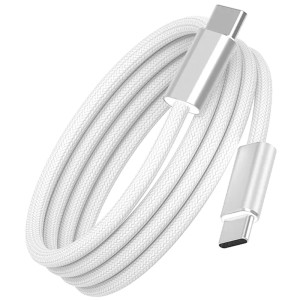 Дата кабель WIWU C101 Essen Type-C to Type-C 240W (1.5m) – Білий