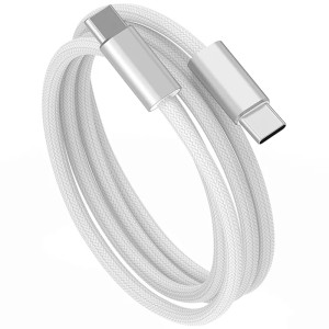 Дата кабель WIWU C101 Essen Type-C to Type-C 240W (1.5m) – Білий