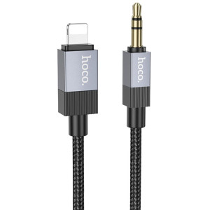 Аудіо кабель Aux Hoco UPA32A Clever digital (Lightning to AUX 3.5mm) (1m)